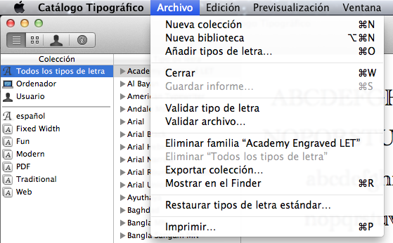 Cómo Instalar Tipos De Letras En Tú Mac Cómo Principiante Font Book Aprende Mac Rapidito 2004