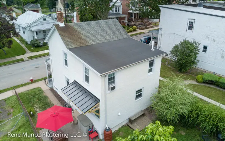 Stucco Plastering Texture Matching in Phoenixville, PA 19460
