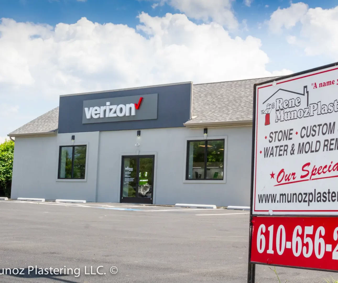 3 coat commercial acrylic stucco, west chester PA-12