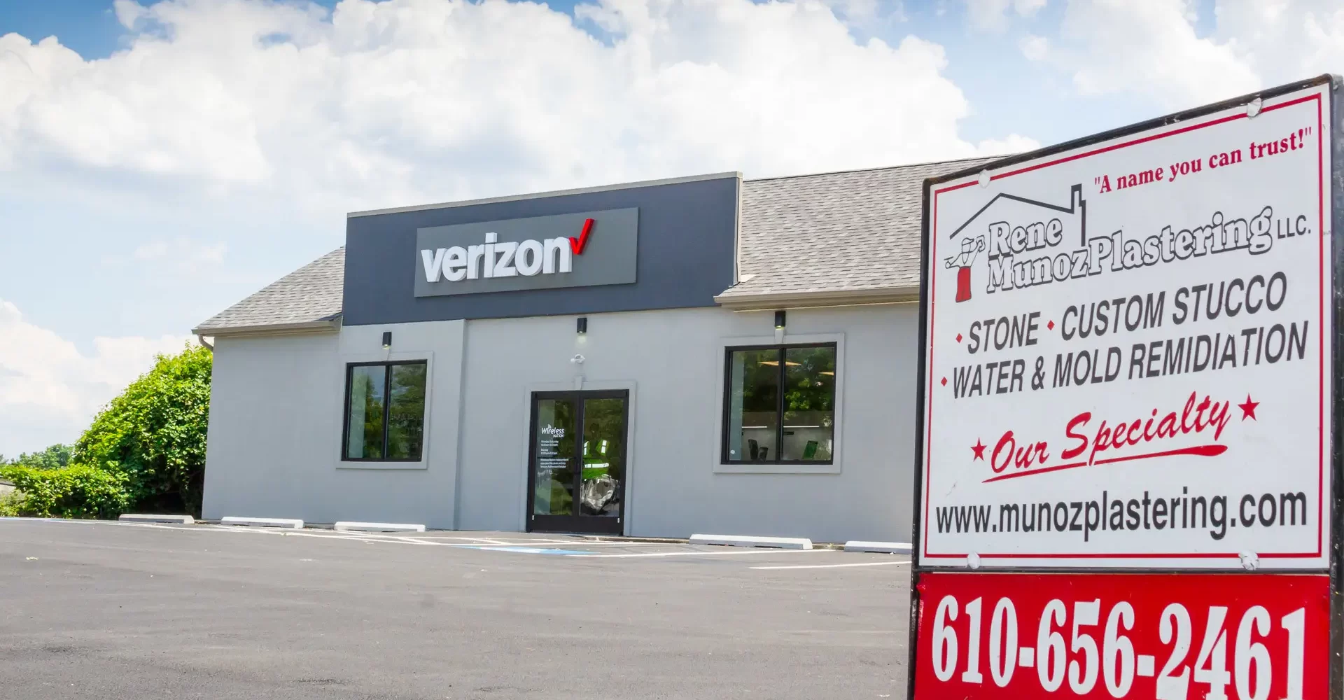 3 coat commercial acrylic stucco, west chester PA-12