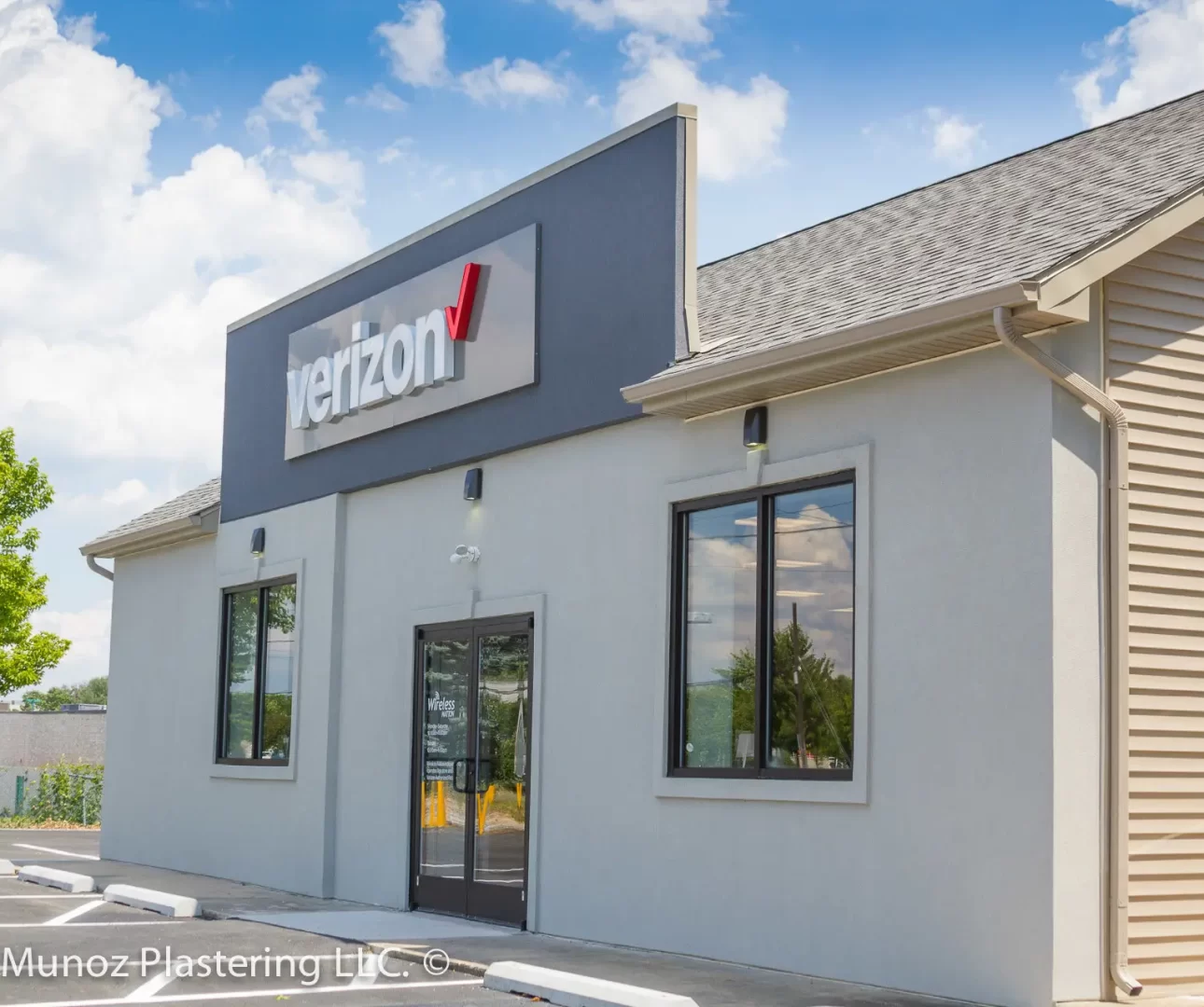 3 coat commercial acrylic stucco, west chester PA-13