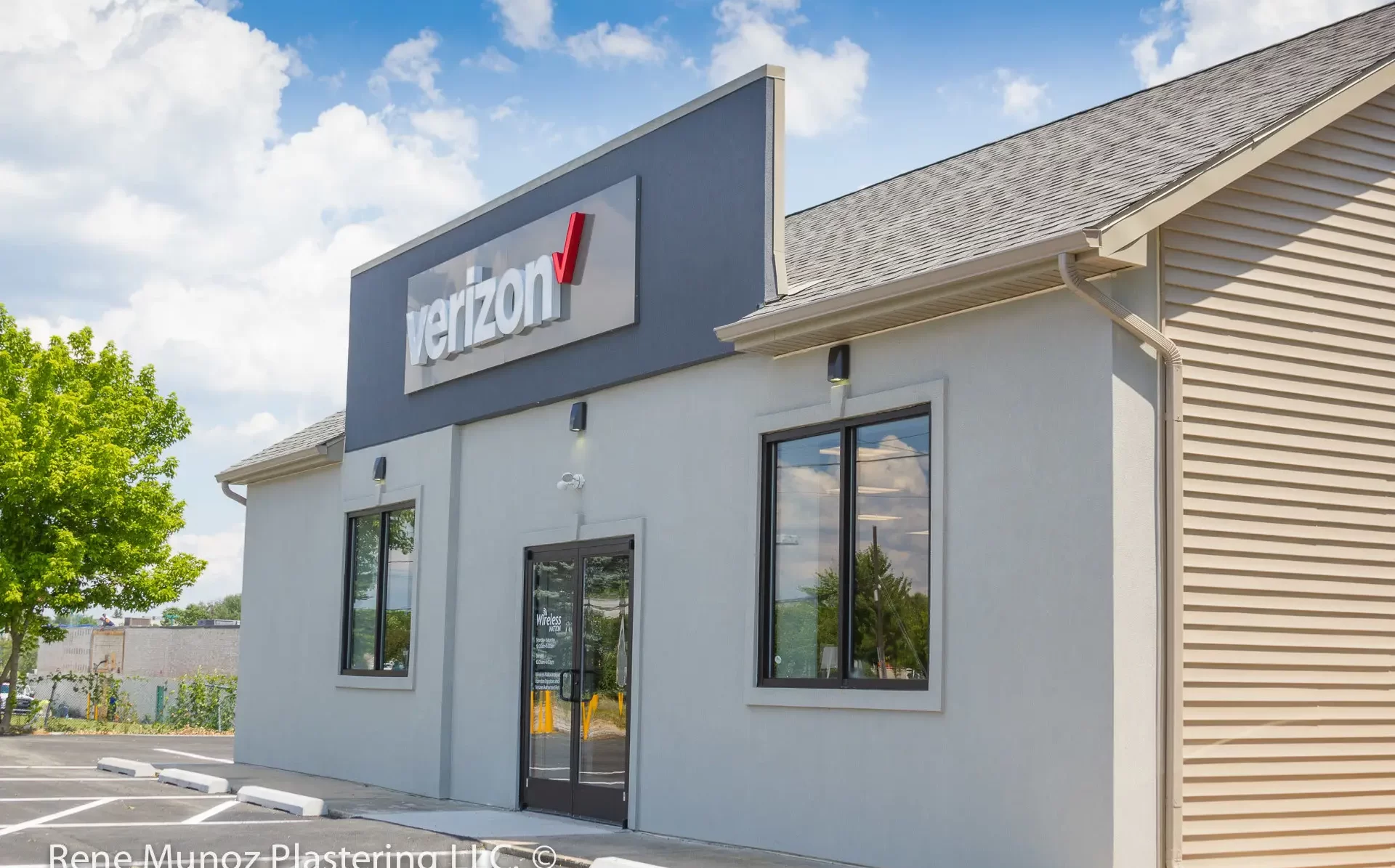 3 coat commercial acrylic stucco, west chester PA-13