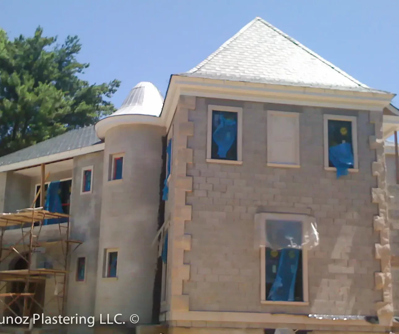 Acrylic residential stucco contractor, professional in Conshohocken PA 19428-11