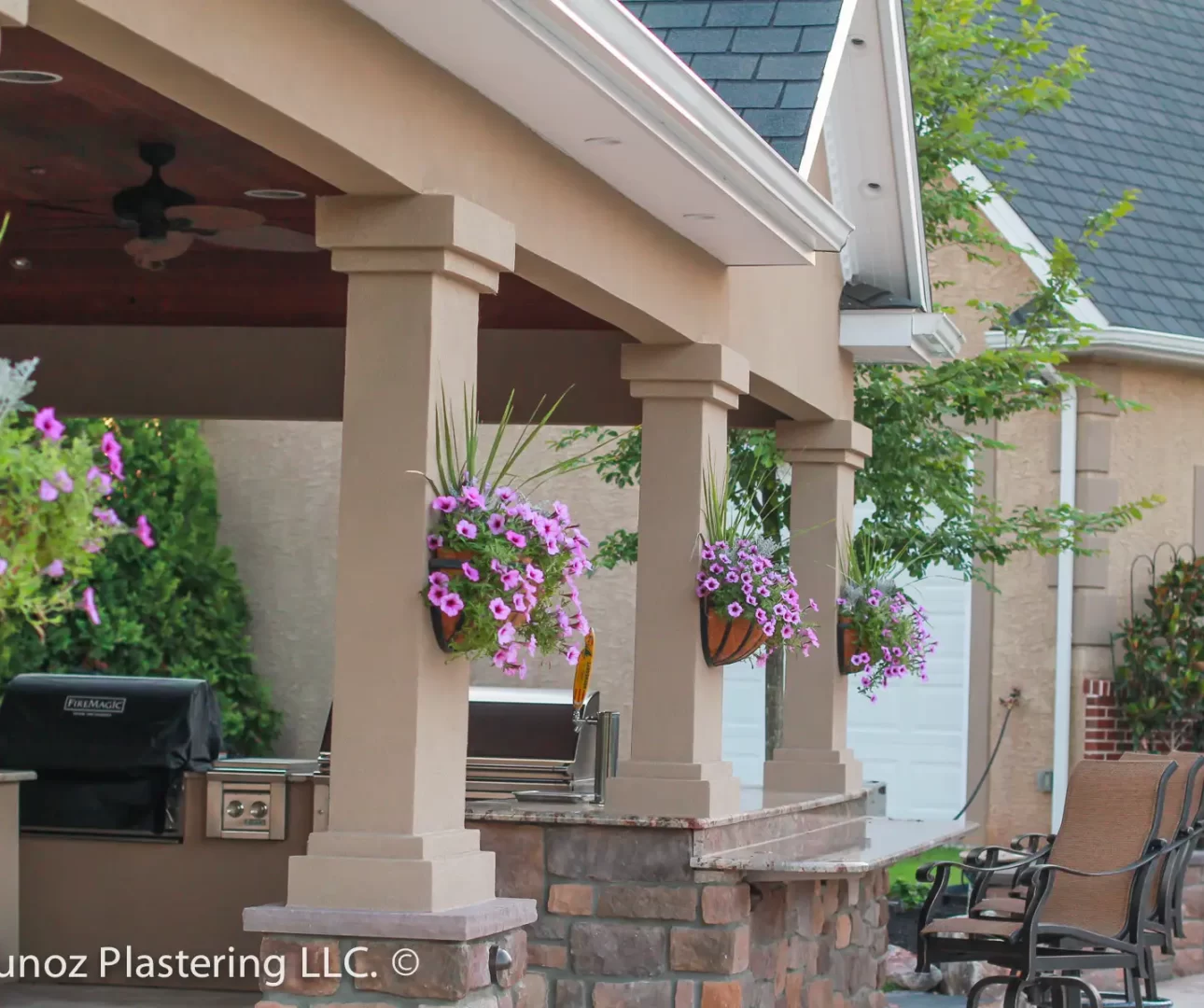 Acrylic stucco veneer stone contractor in Royersford PA 19468-3