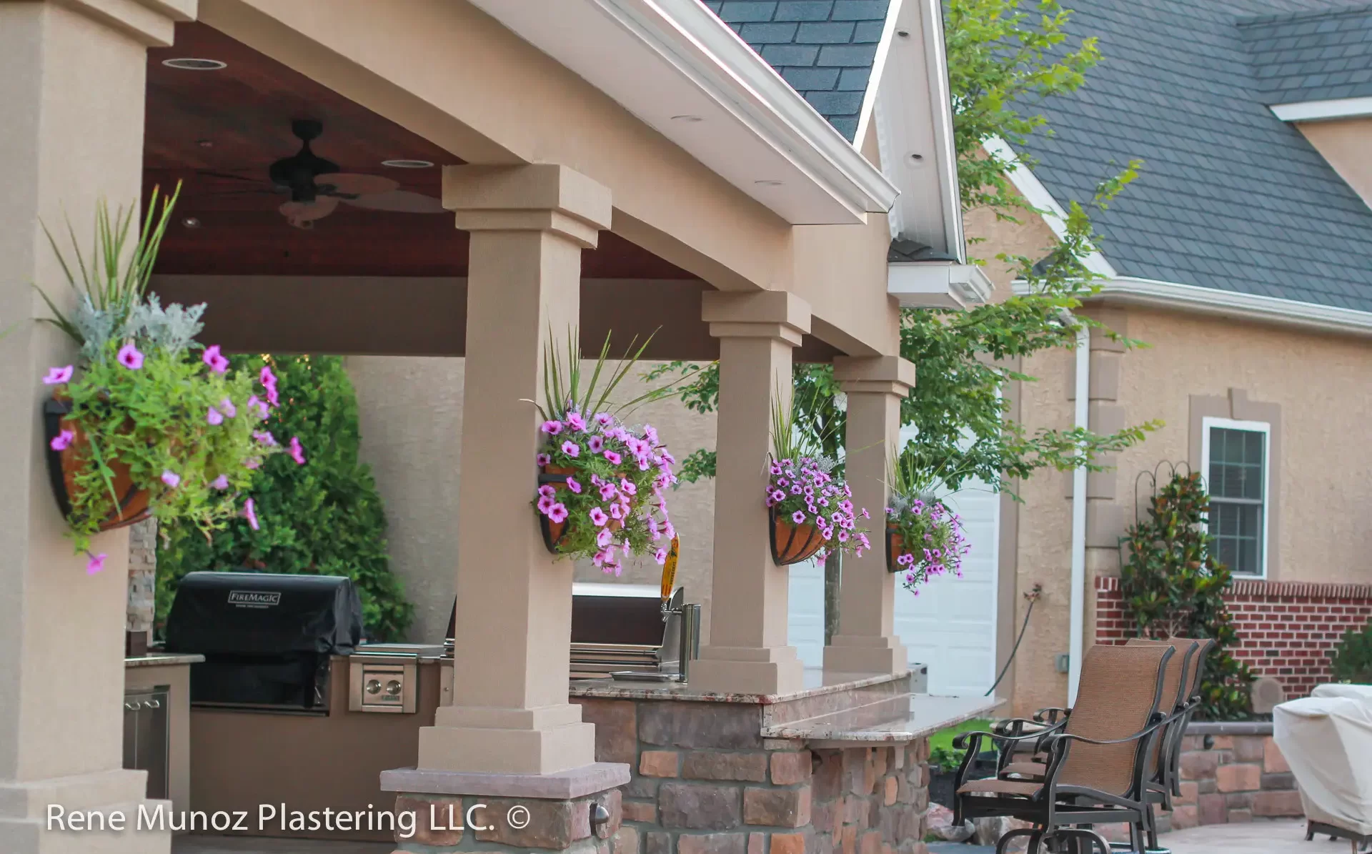 Acrylic stucco veneer stone contractor in Royersford PA 19468-3