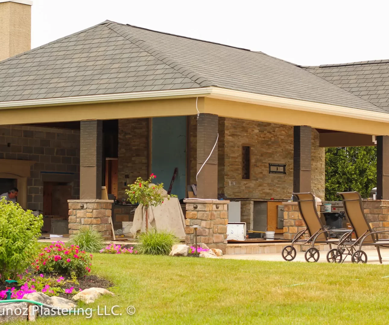 Acrylic stucco veneer stone contractor in Royersford PA 19468-7