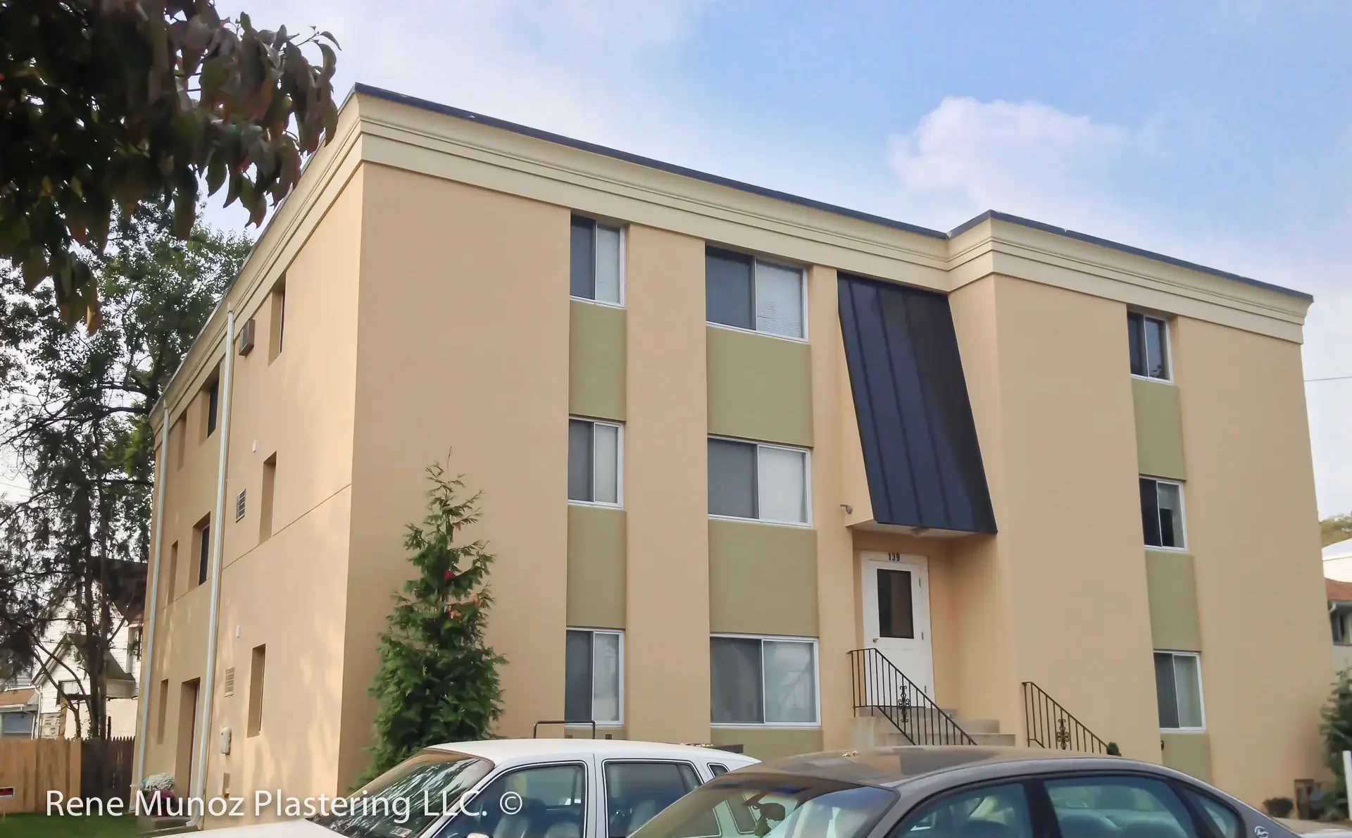 acrylic stucco building with a 3 inch EIFS Stucco system fro comfort and energy efficiency