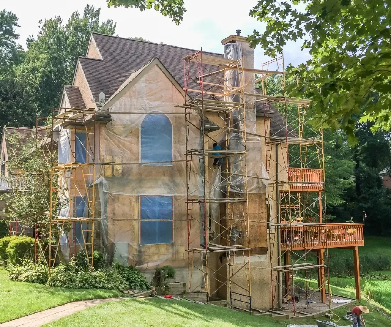 Stucco damage remediation banner