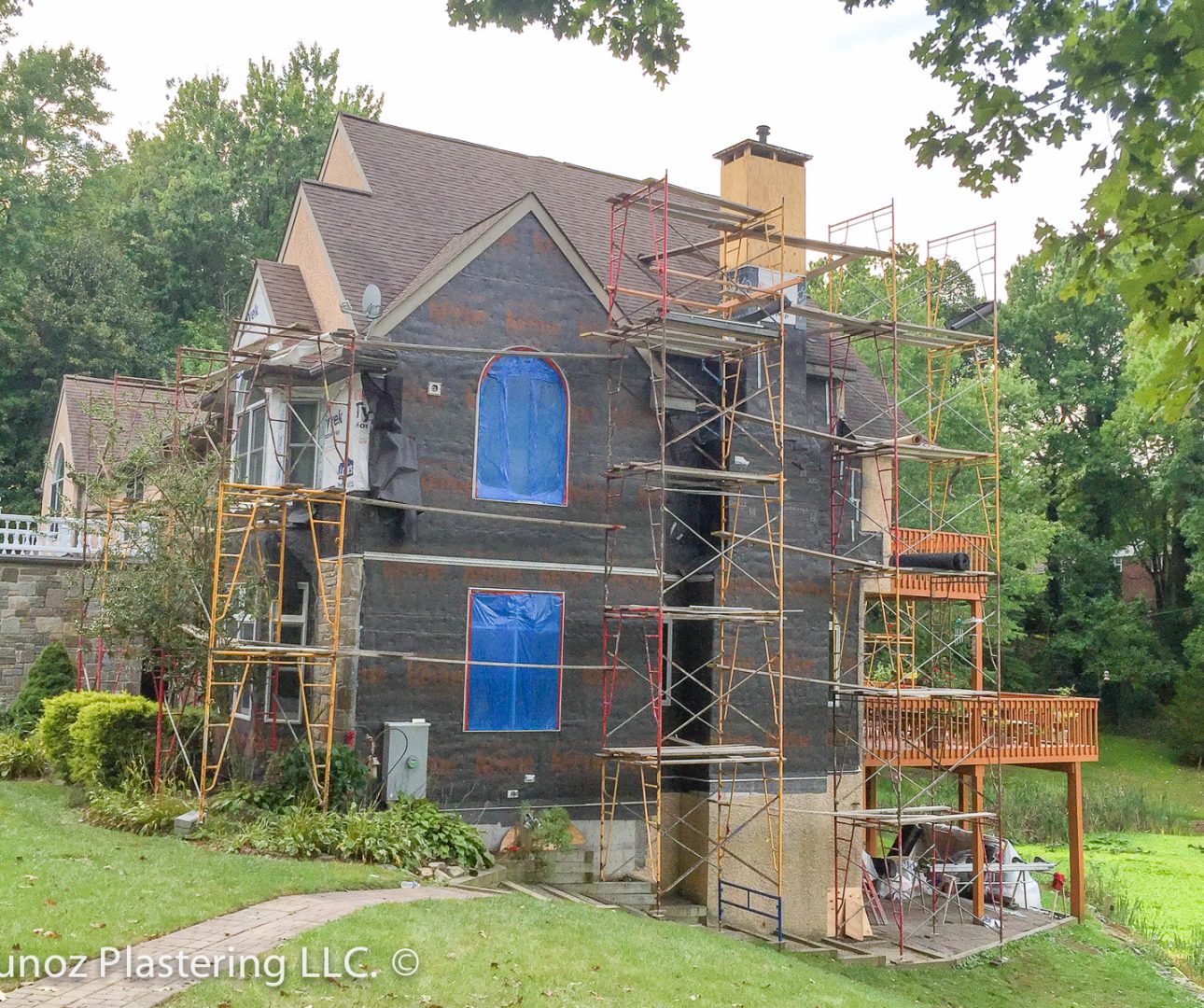 Stucco remediation, contractor, specialist in Walingford PA19086-26
