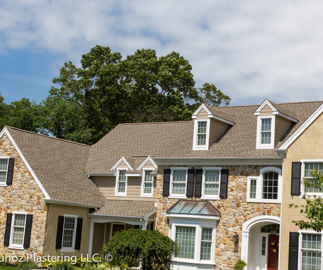 Stucco remediation to siding at West Goshen-10
