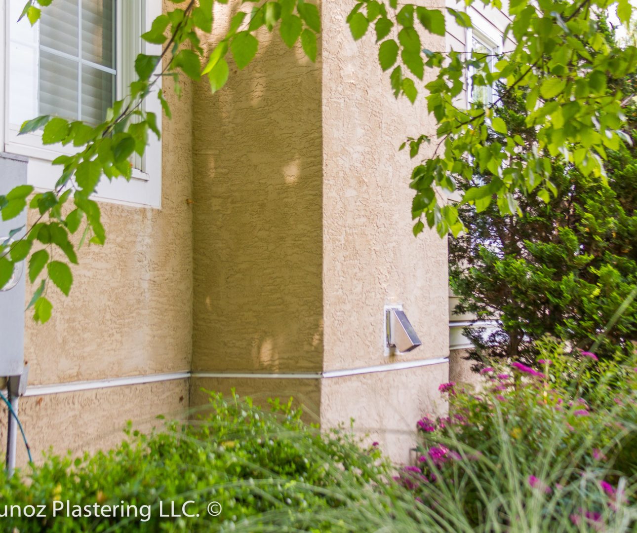 Stucco remediation to siding at West Goshen-11