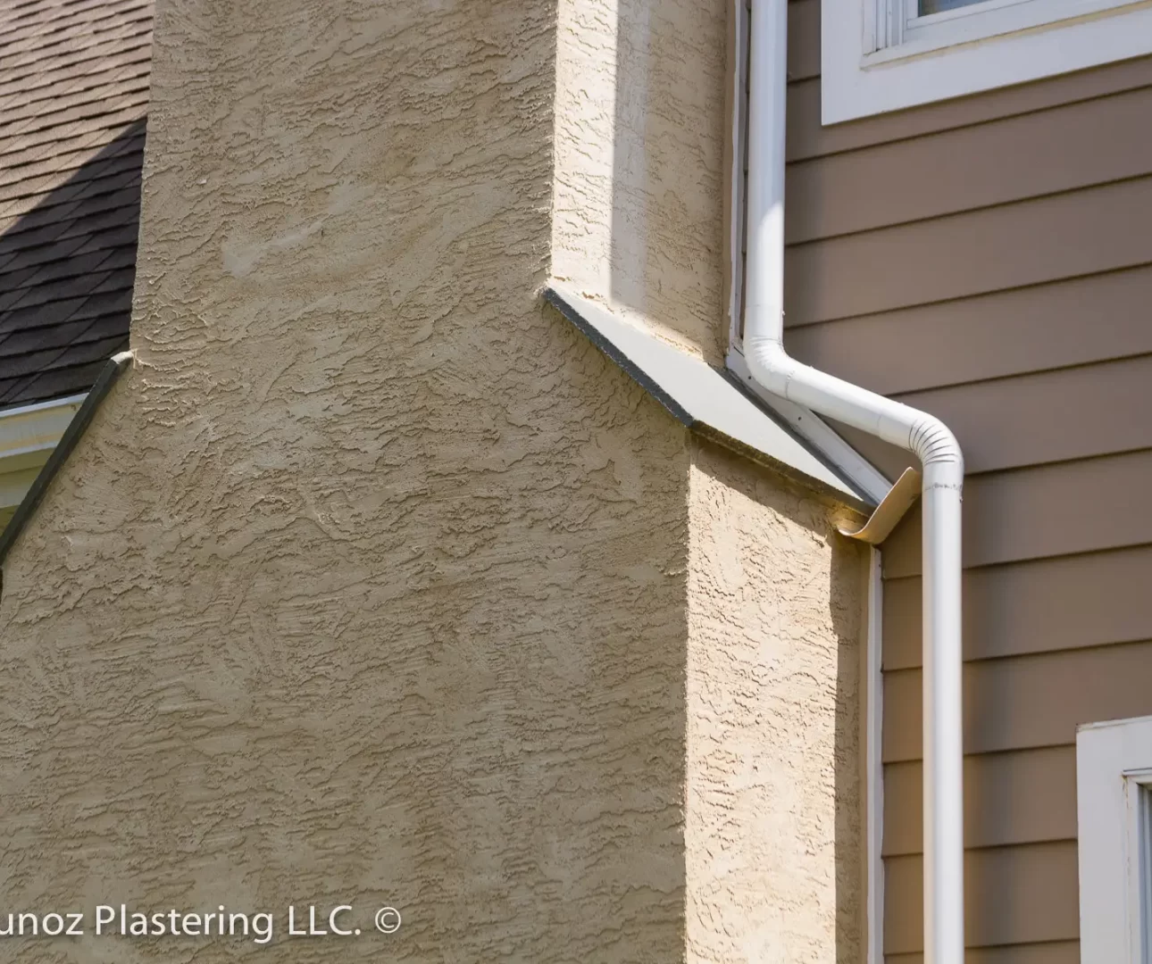 Stucco remediation to siding at West Goshen-13