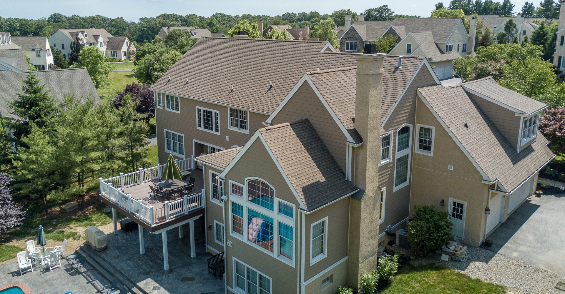 Stucco remediation to siding at West Goshen-4