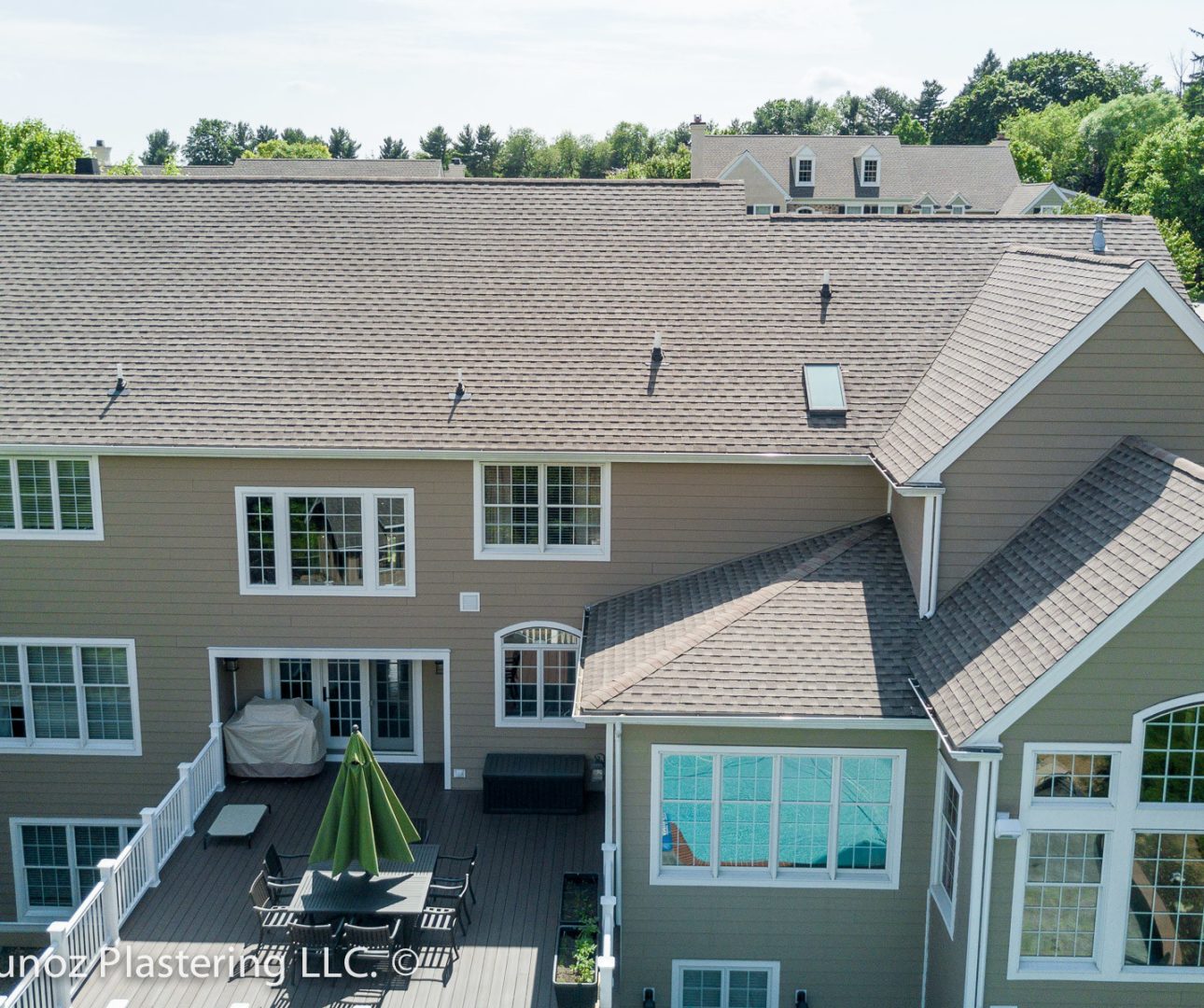 Stucco remediation to siding at West Goshen-6
