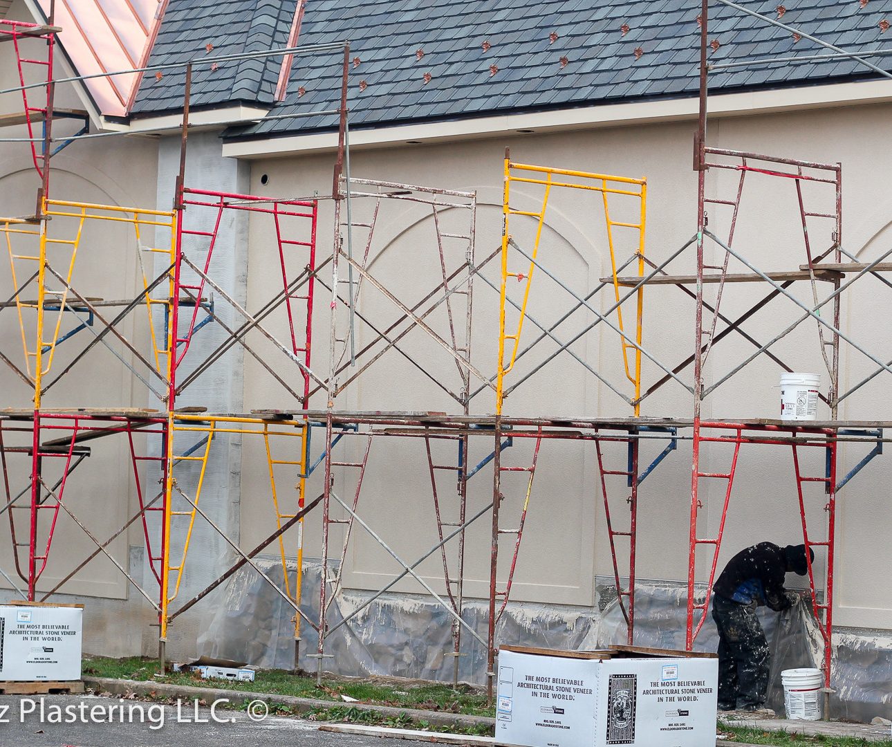 Stucco, stone, contractor, acrylic commercial specialist in North Wales, PA 19454-12