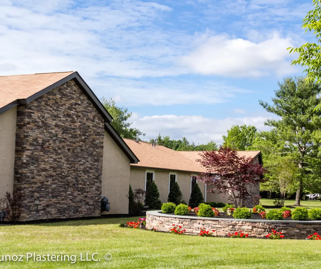 commercial stucco and stone contractor, professional in Adubon PA 19403-1