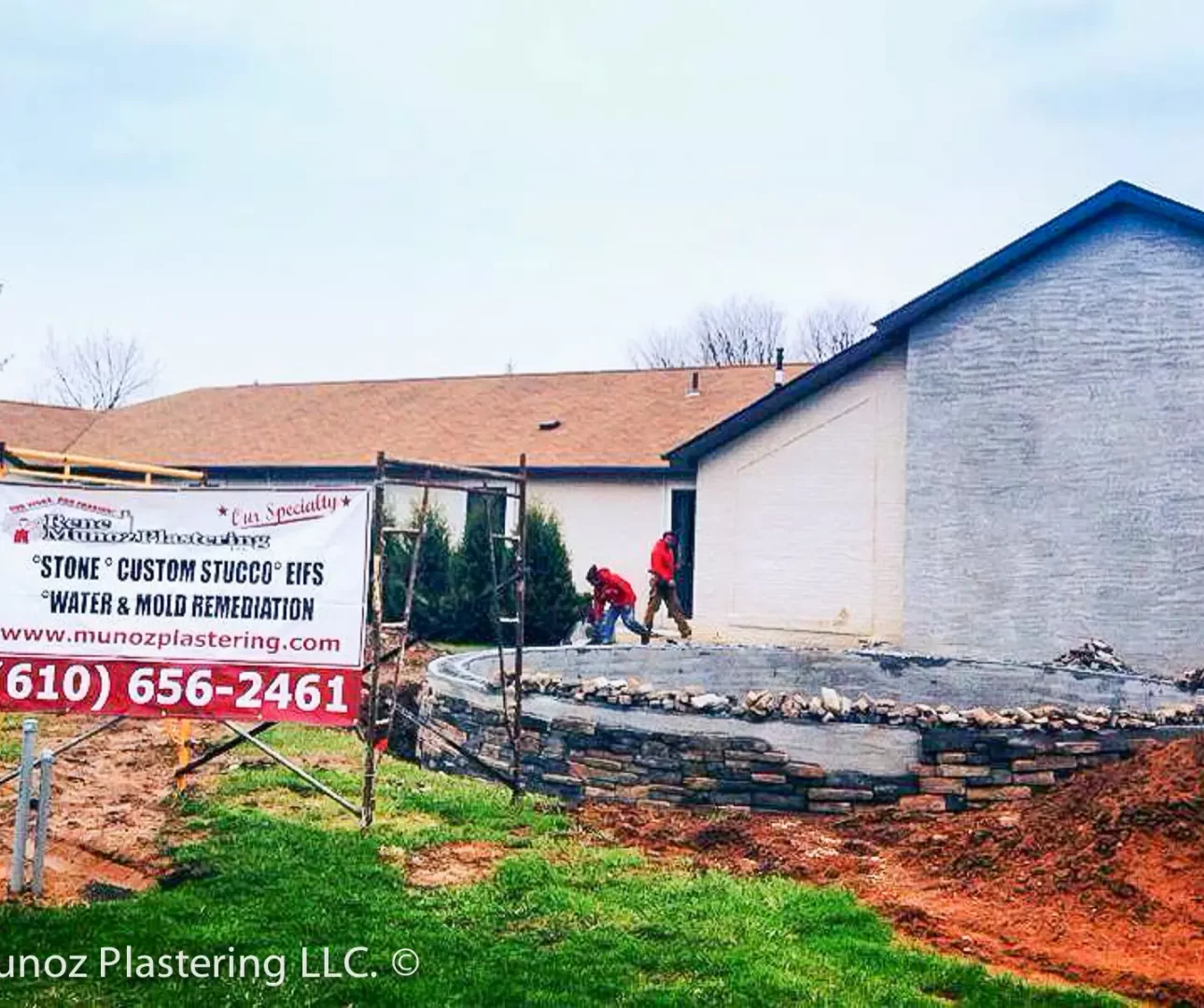 commercial stucco and stone contractor, professional in Adubon PA 19403-11