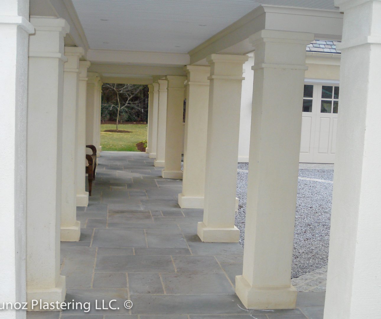 custom stucco pillars corridor, contractor, professional, installer in Villanova, Media PA -14