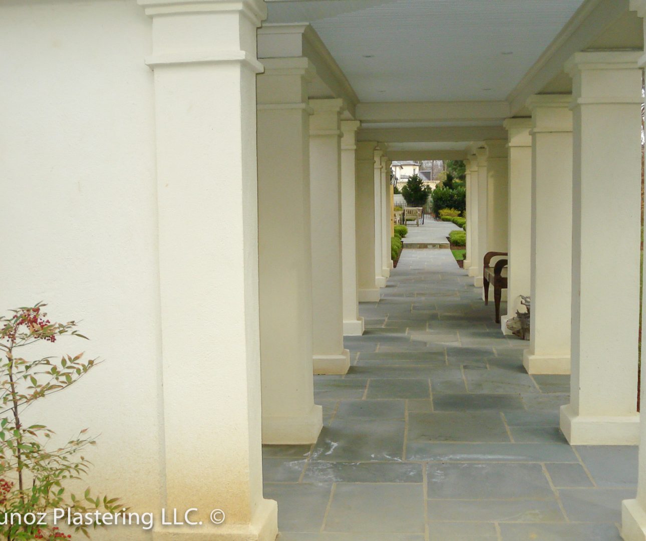 custom stucco pillars corridor, contractor, professional, installer in Villanova, Media PA -16