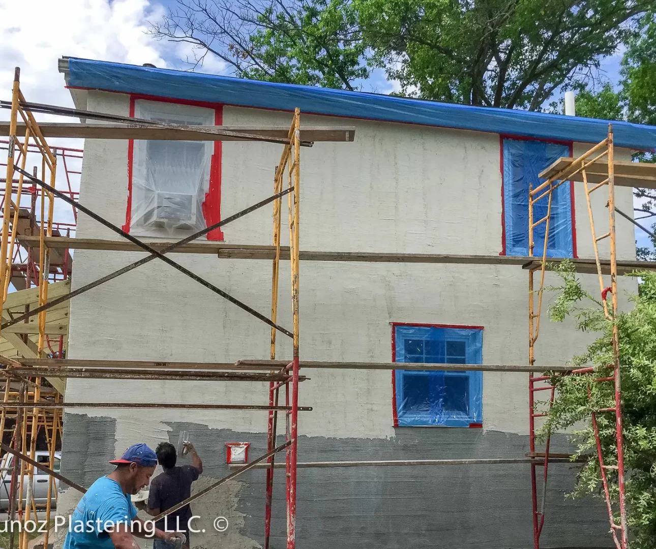 texture match, stucco professional contractor in Phoenixville PA-7