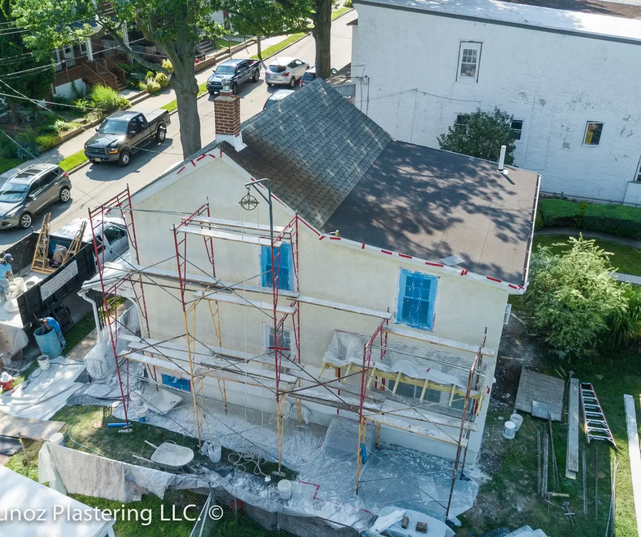 texture match, stucco professional contractor in Phoenixville PA-9